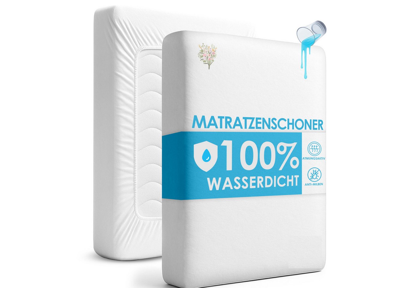 Strauss Home Spannbettlaken Premium 160 g/m² Gekämmte Baumwolle Jersey in Hotelqualität, Gummizug: Rundumgummi, OEKO-TEX®-zertifiziert - Hotelqualität – Formstabil & Langlebig