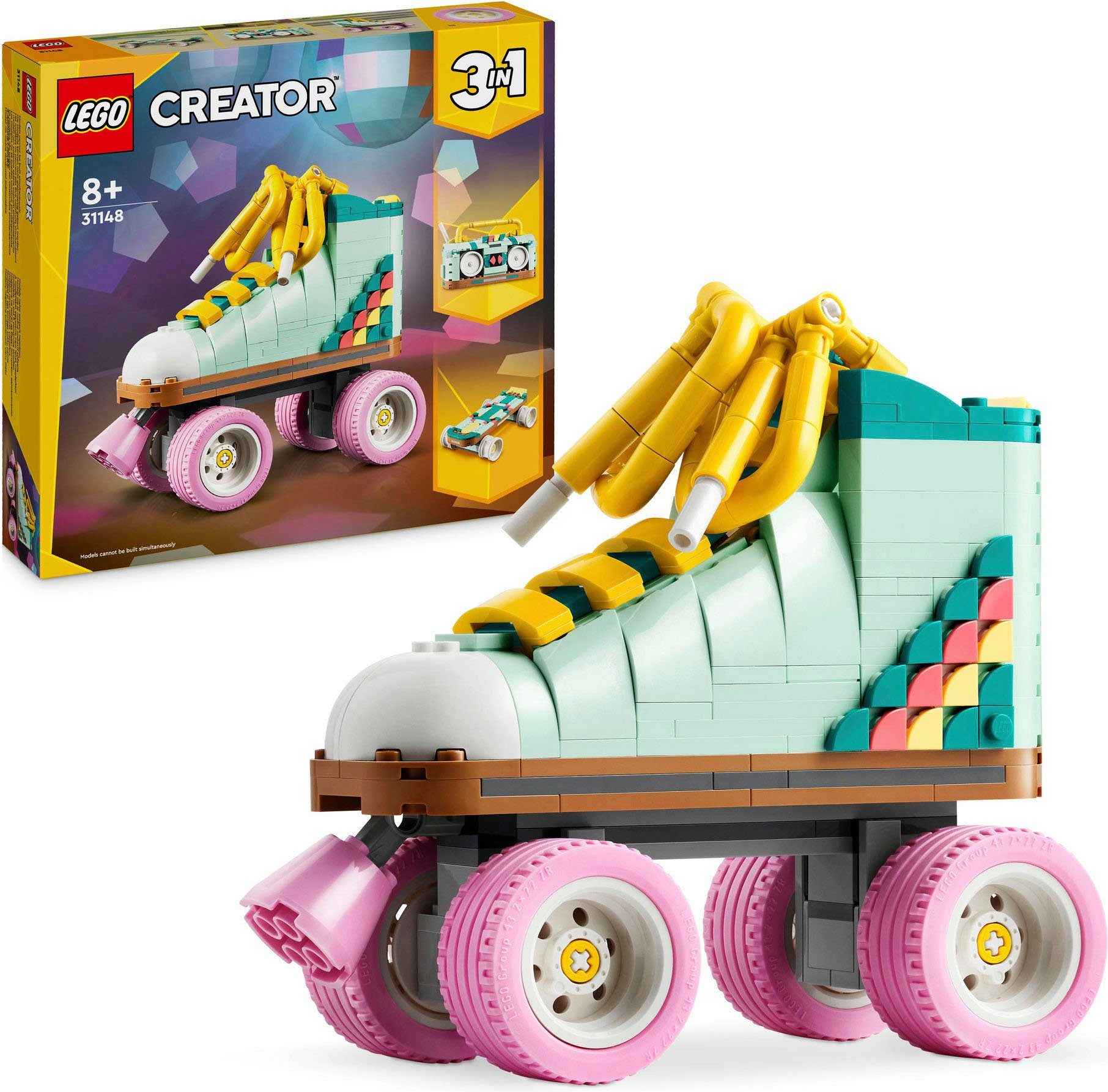 LEGO® Rollschuh (31148), LEGO Creator 3in1 Konstruktionsspielsteine, (342 S günstig online kaufen
