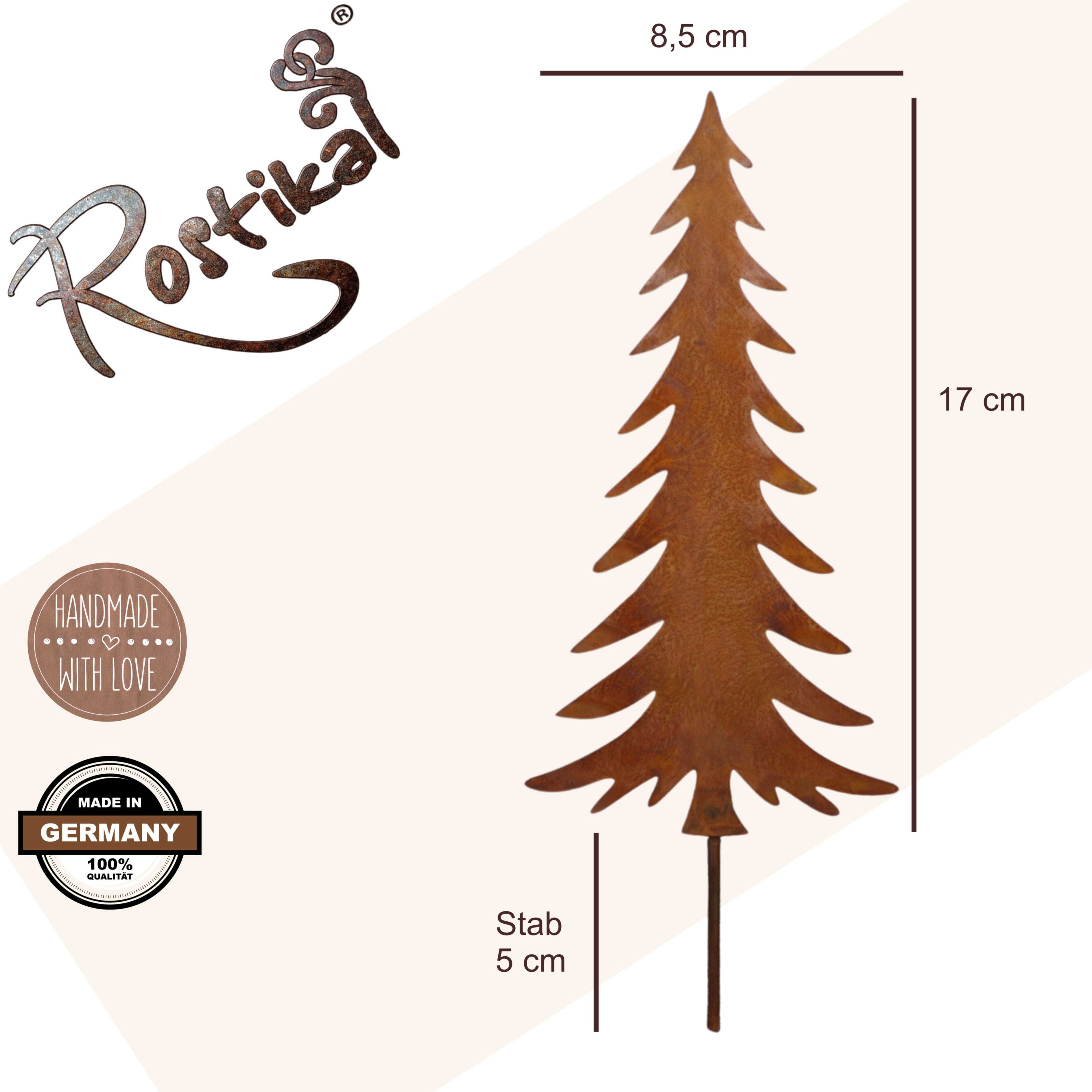 Rostikal Weihnachtsfigur Weihnachten Deko Tannenbaum Metall, günstig online kaufen