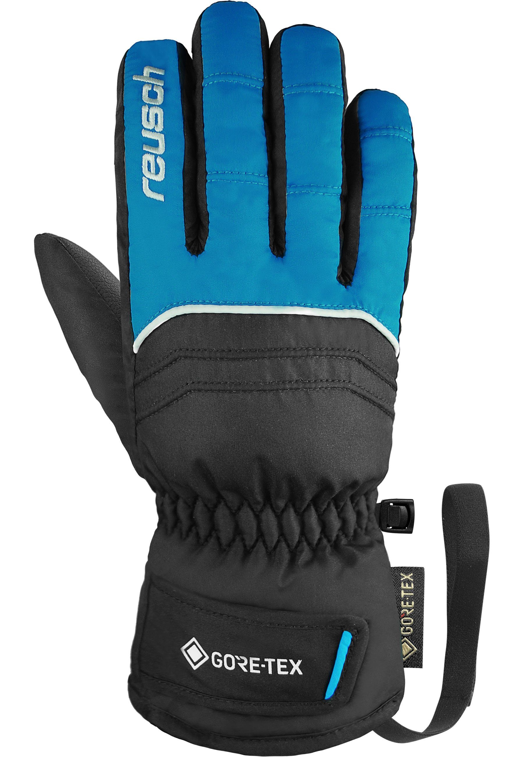 Reusch blau-schwarz GORE-TEX wasserdichter Teddy Funktionsmembran Skihandschuhe mit