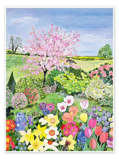 Posterlounge Poster Hilary Jones, Der Frühling aus "Die vier Jahreszeiten", Landhausstil Malerei