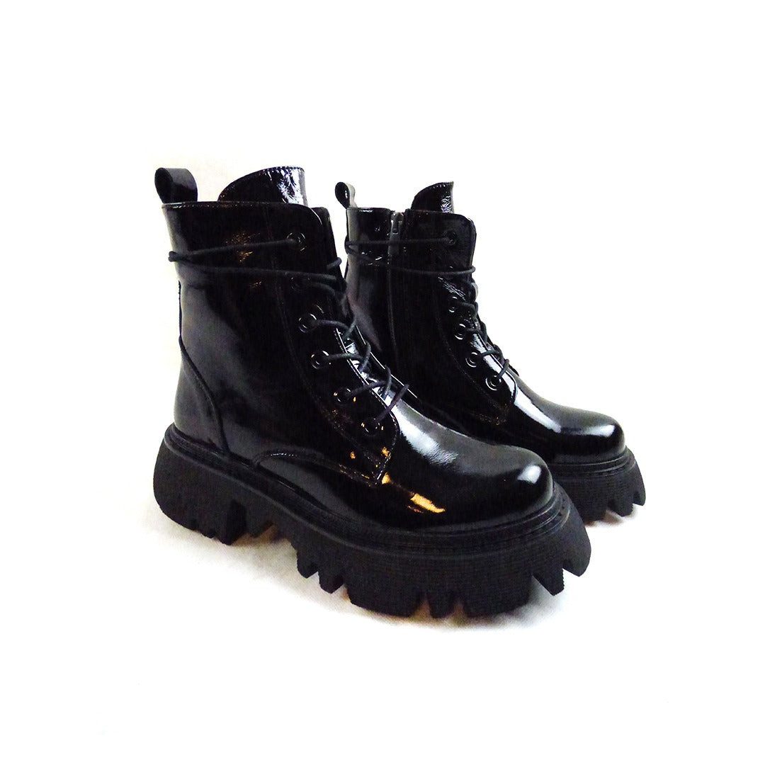 LaMarta stiefel damen schwarz, Chelsea StiefelSchnür&Reißverschluss mit Abs günstig online kaufen