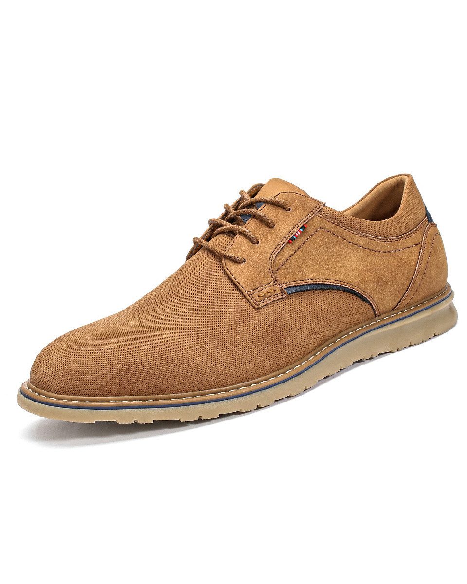 Allthemen Schnürschuh Herren Schnürschuhe im Vintage Look Business-Casual Freizeitschuhe