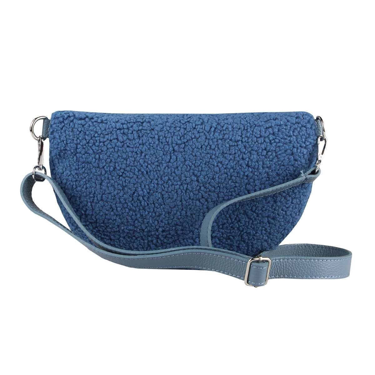 ITALYSHOP24 Bauchtasche Damen Teddyfell Tasche CrossBody günstig online kaufen