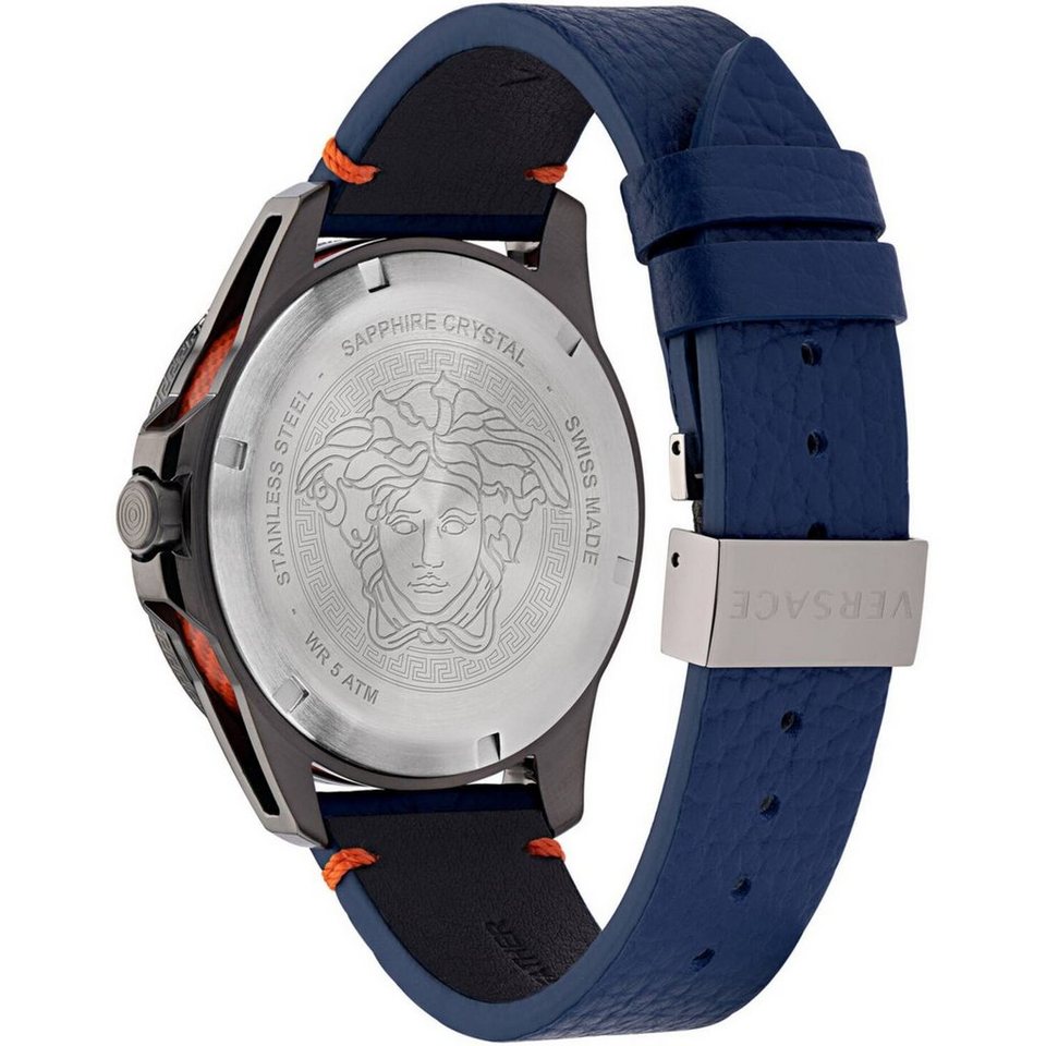 Versace Schweizer Uhr Sport Tech, Versce Herren Armbanduhr SPORT TECH 45 mm  VE2W00222