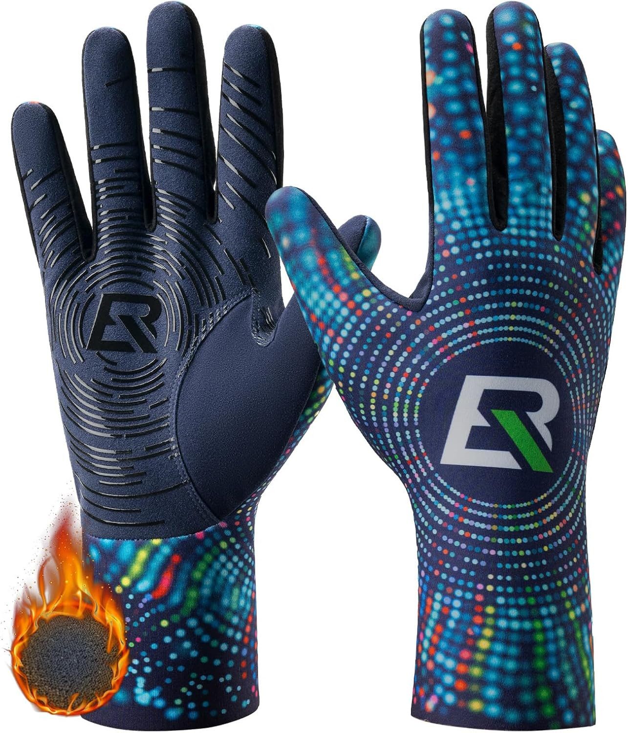 ROCKBROS Fahrradhandschuhe Rutschfeste Fahrradhandschuhe Damen Herren leicht elastisch