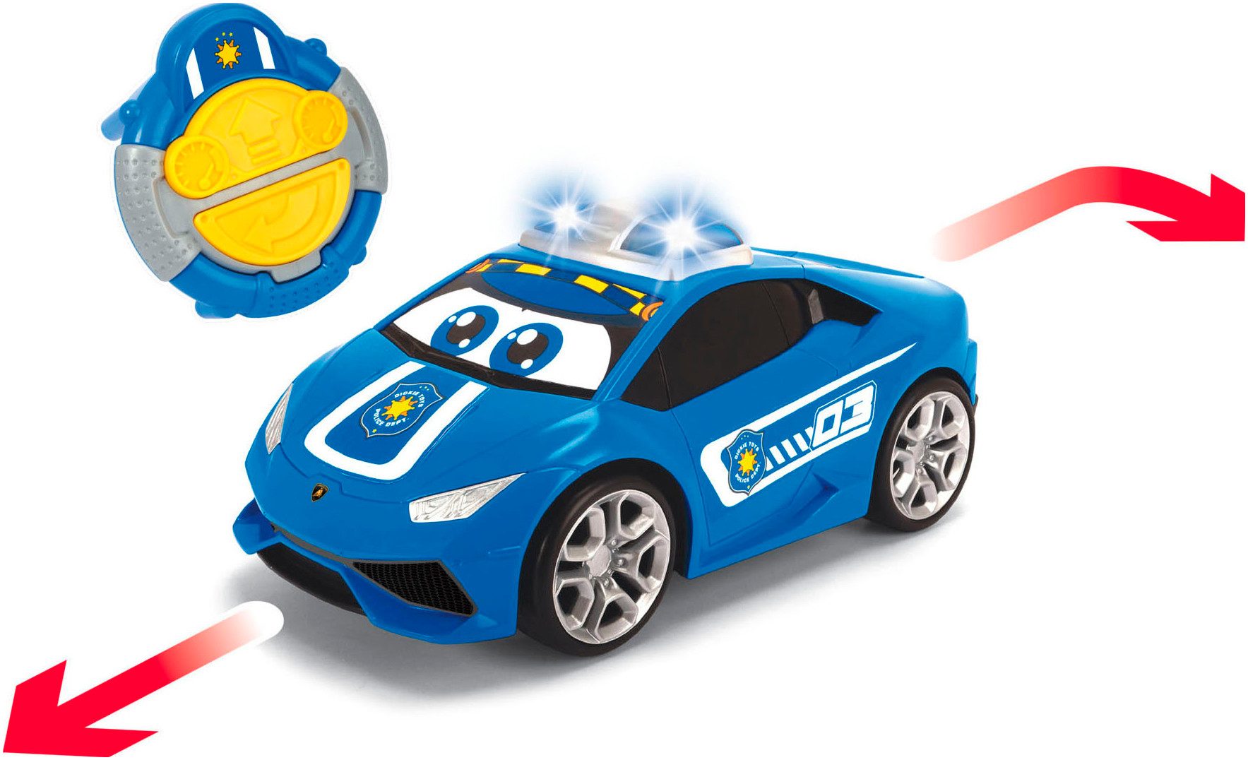 ABC RC-Auto IRC Pauly Police, mit Licht günstig online kaufen