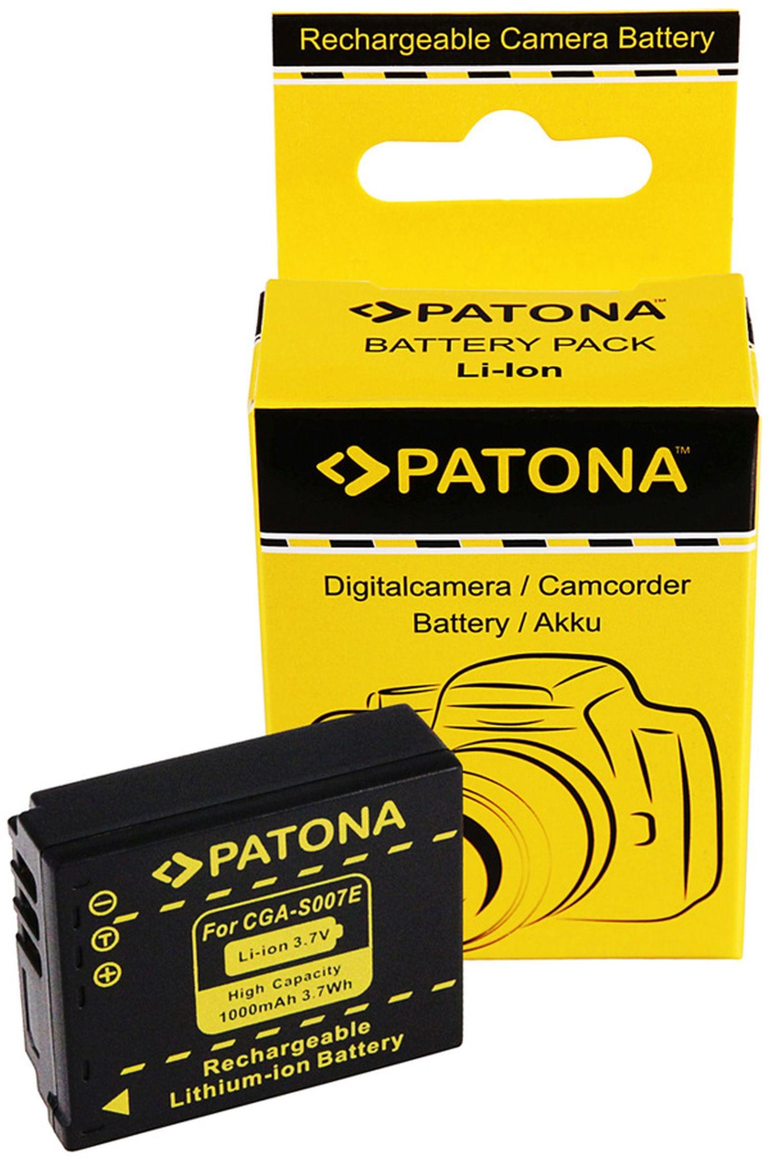 Akku für Panasonic CGA-S007 Akku