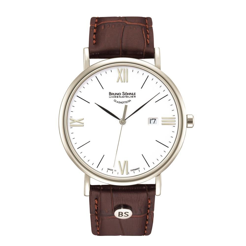 BRUNO SÖHNLE Quarzuhr Herrenarmabnduhr Söhnle Nabucco, (1-tlg) Glashütte 17-13085-971 Bruno