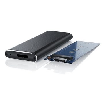 CSL Festplatten-Gehäuse, USB 3.0, für M.2 SSD im 2280, 2260, 2242 & 2230 Format