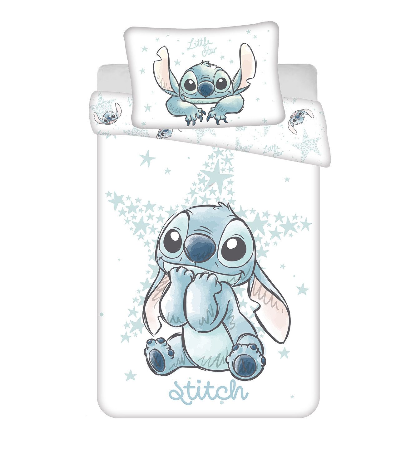 Lilo & Stitch Babybettwäsche Wendebettwäsche Baby günstig online kaufen
