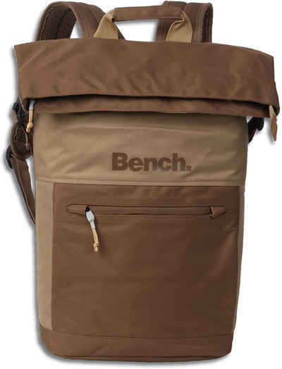 Bench. Rucksack Bench Businessrucksack Freizeitrucksack (Freizeitrucksack), Businessrucksack, Freizeitrucksack aus 900D/450D Polyester in beige, s