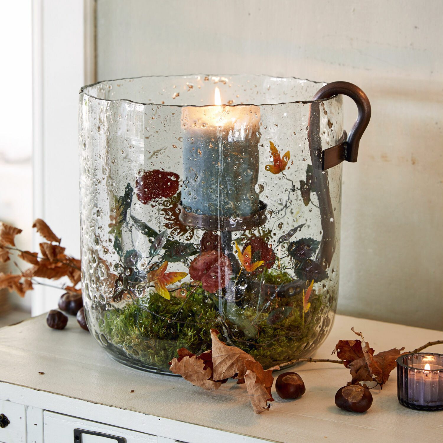 Mirabeau Windlicht Windlicht Dions klar/braun (kein Set, kein Set) günstig online kaufen