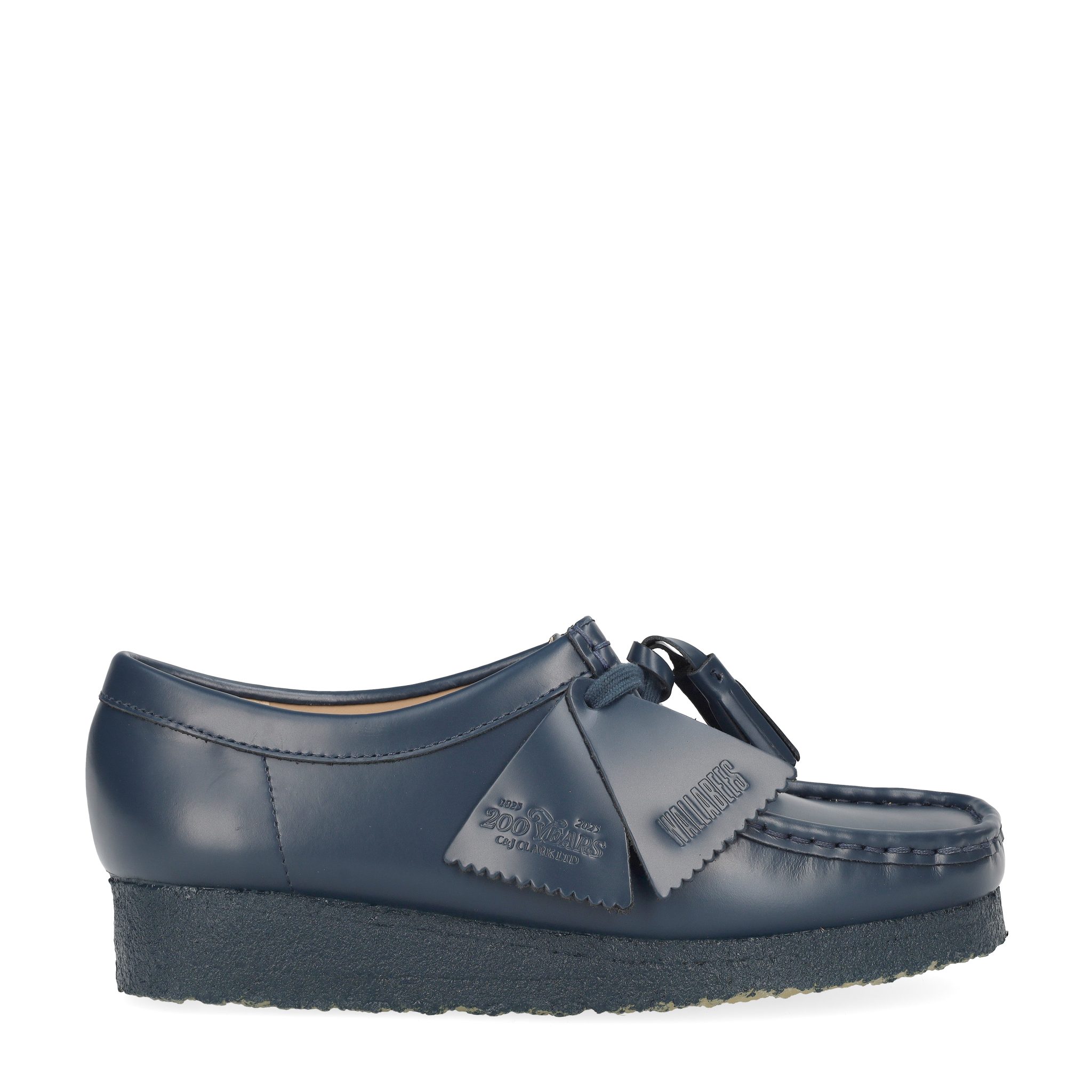 Clarks Clarks Wallabee. 26182746 4, Schnürschuhe, Blau, Damen Schnürschuh günstig online kaufen