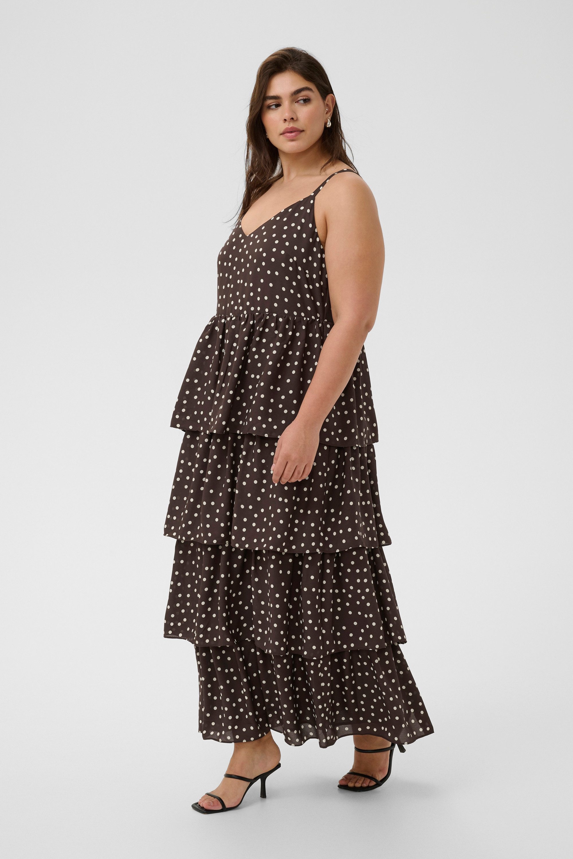 KAFFE Curve Blusenkleid Kleid KClory Große Größen