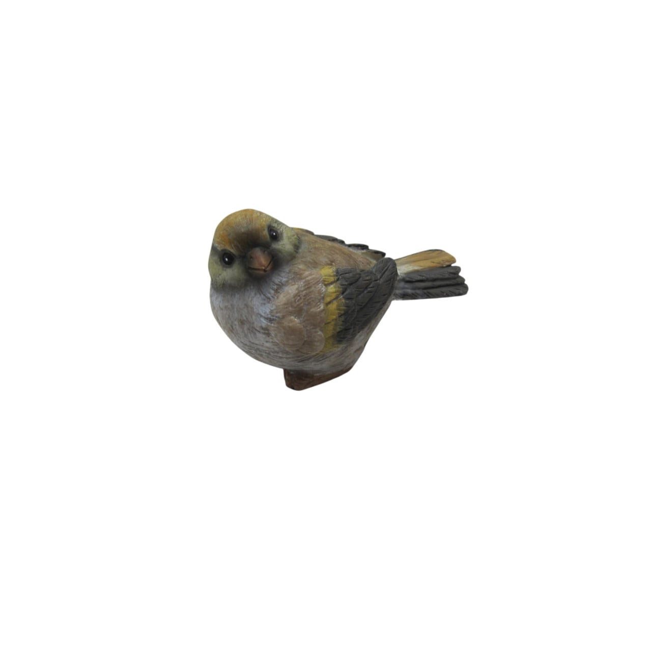Figurendiscounter Gartenfigur Dekofigur Vogel 7 x 9 cm braun/grau