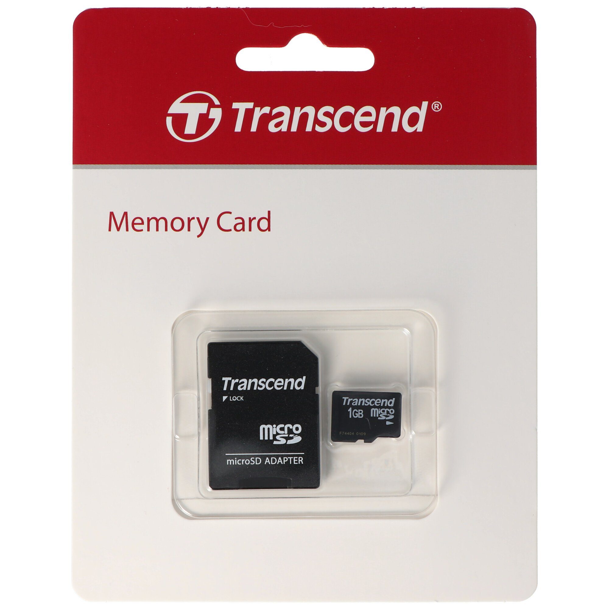 Transcend »Transcend MicroSD Karte 1GB und SD Adapter« Speicherkarte ...