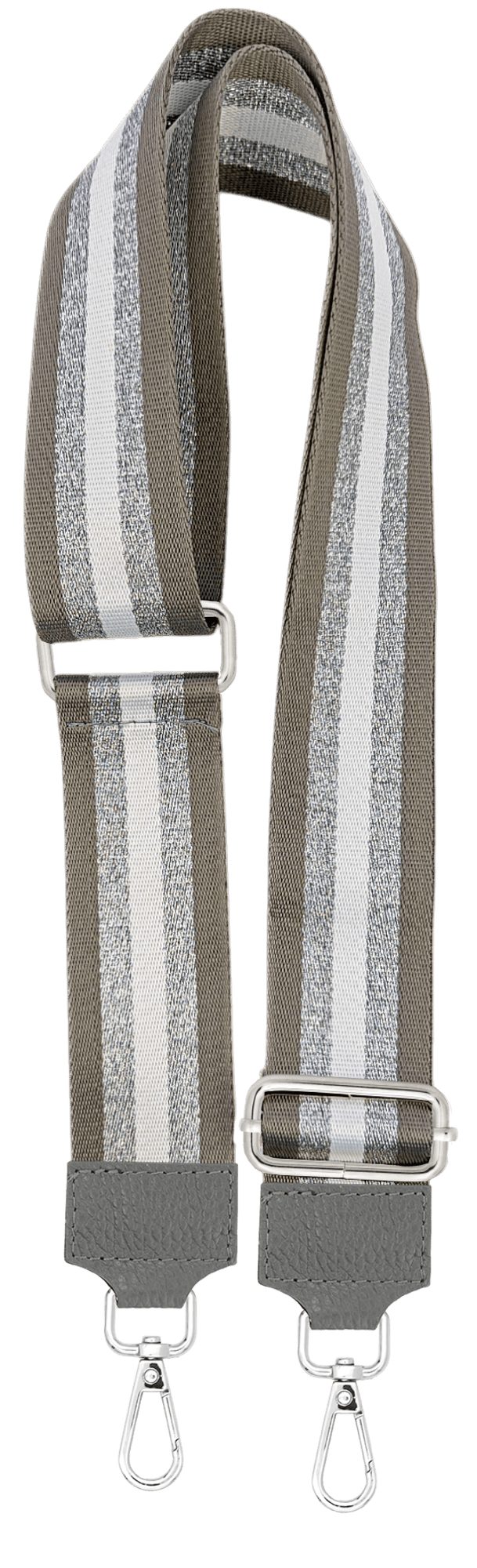 SEVA Schulterriemen Taschengurt,Verstellbarer Taschenriemen,5cm Breiter Schultergurt (Riemen für Tasche, Karabiner in silberner Farbe) Taschengurte zum wechseln, Trageriemen, Made in Italy