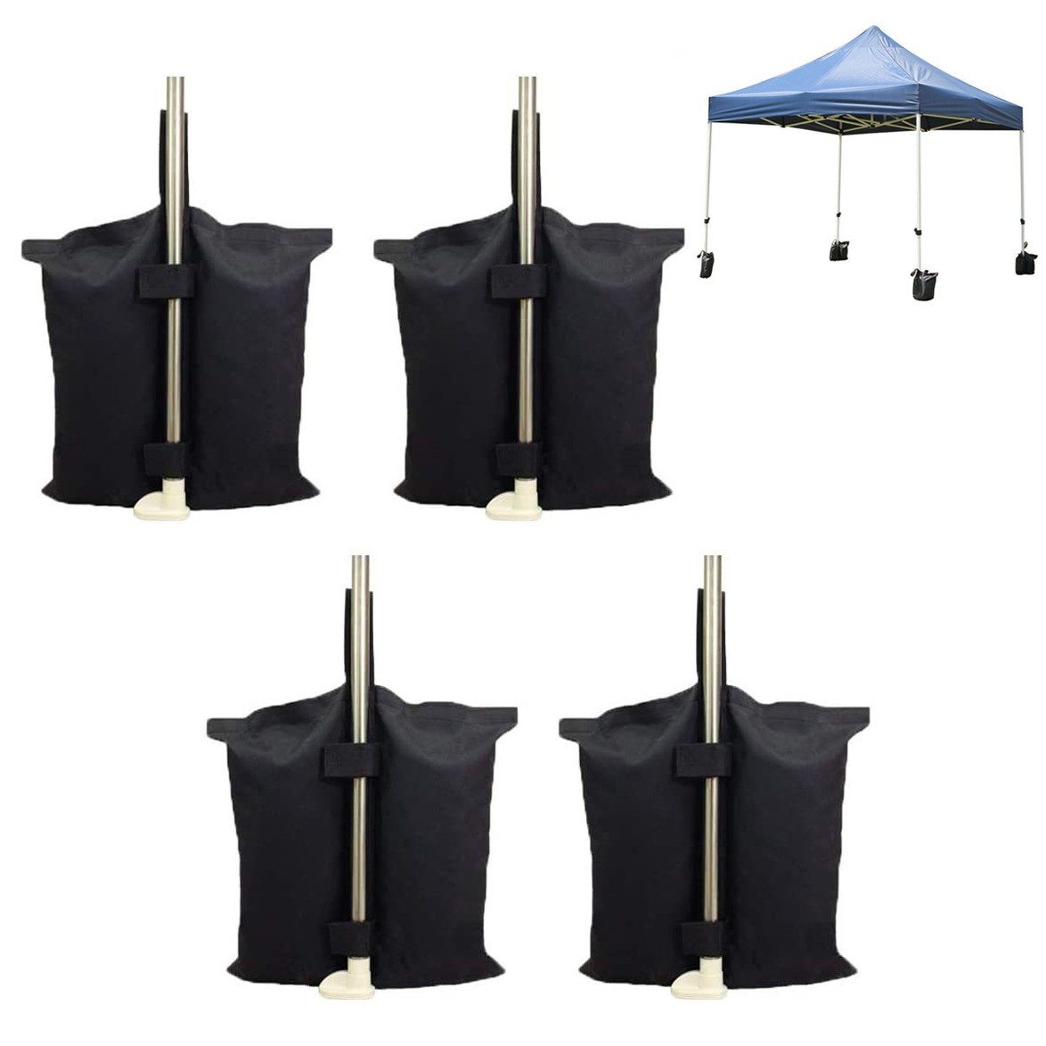 Tourtecs Pavillon 4x Pavillon Gewichte # PG4 Pavillon Sandsäcke Beingewichte passend für