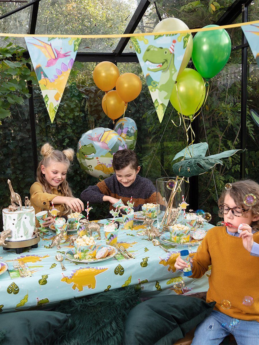 Boland Papierserviette 12 Dino Servietten, Deko für Dinosaurier.Freund: Mache Deine Party zum Jurassic Park!