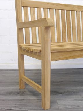 AFG Gartenbank Gartenbank 3-Sitzer aus massiven Teak Holz 150 cm