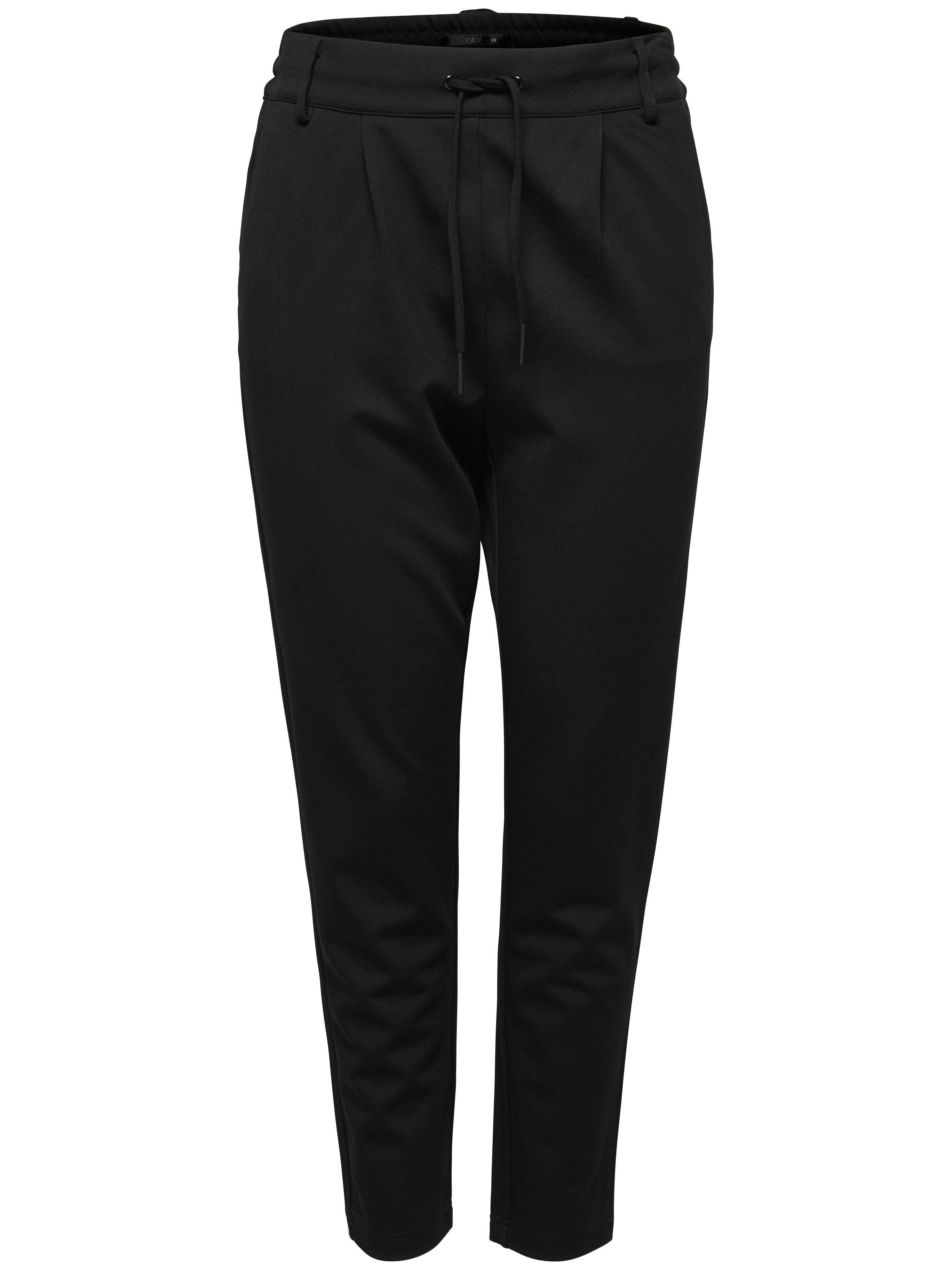 ONLY Jogger Pants ONLPOPTRASH – Joggerhose mit Tunnelzugbund und Stretch casual, Milano Rib, regular fit, Viskosemischung