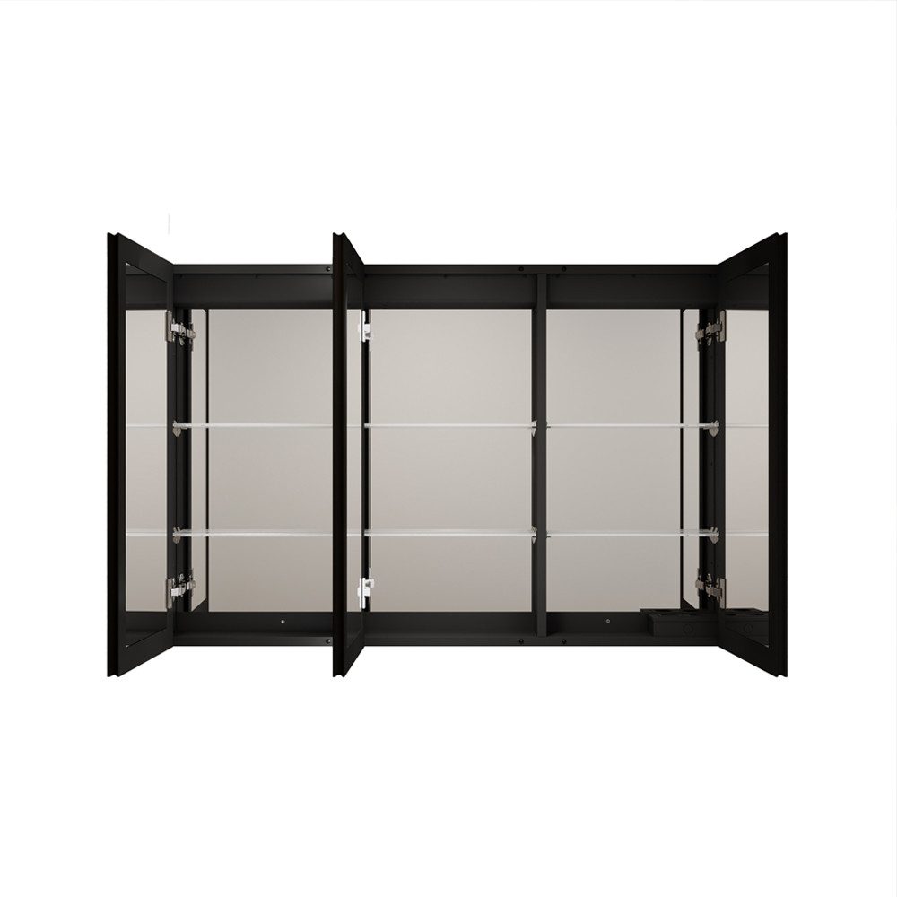 HOME DELUXE Badezimmerspiegelschrank LED-Spiegelschrank EVE - Größenauswahl inkl. Doppelsteckdose, Anti-Beschlag-System, Farbtemperaturwechsel – Bild 4 von 5