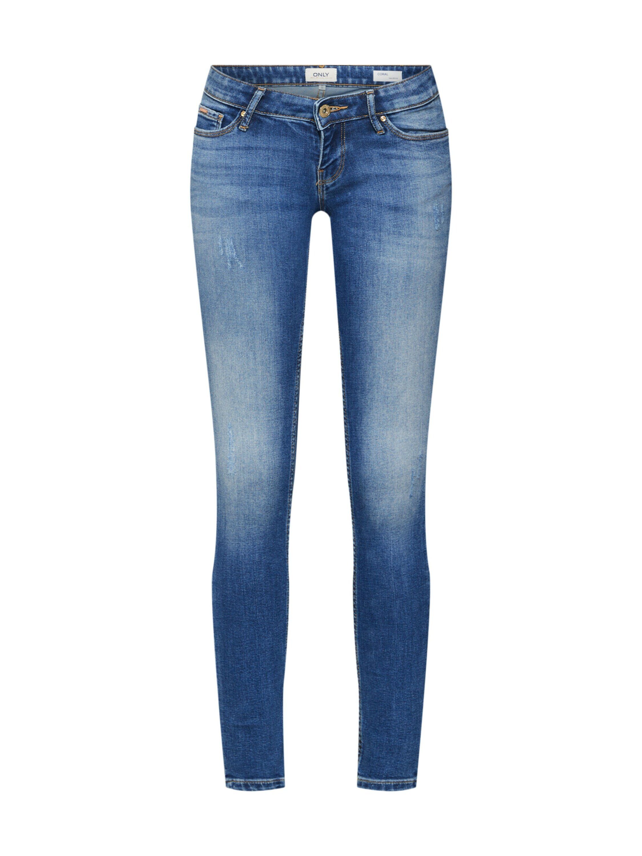 ONLY 7/8-Jeans Coral (1-tlg) Plain/ohne Details günstig online kaufen