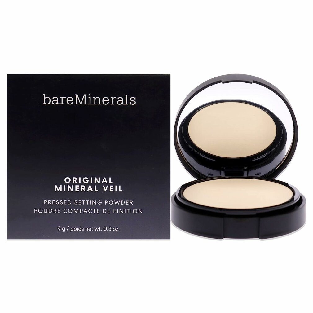 BAREMINERALS Puder Original Mineral Veil Compact Very Light To Light 9g, Fixierung des Makeups