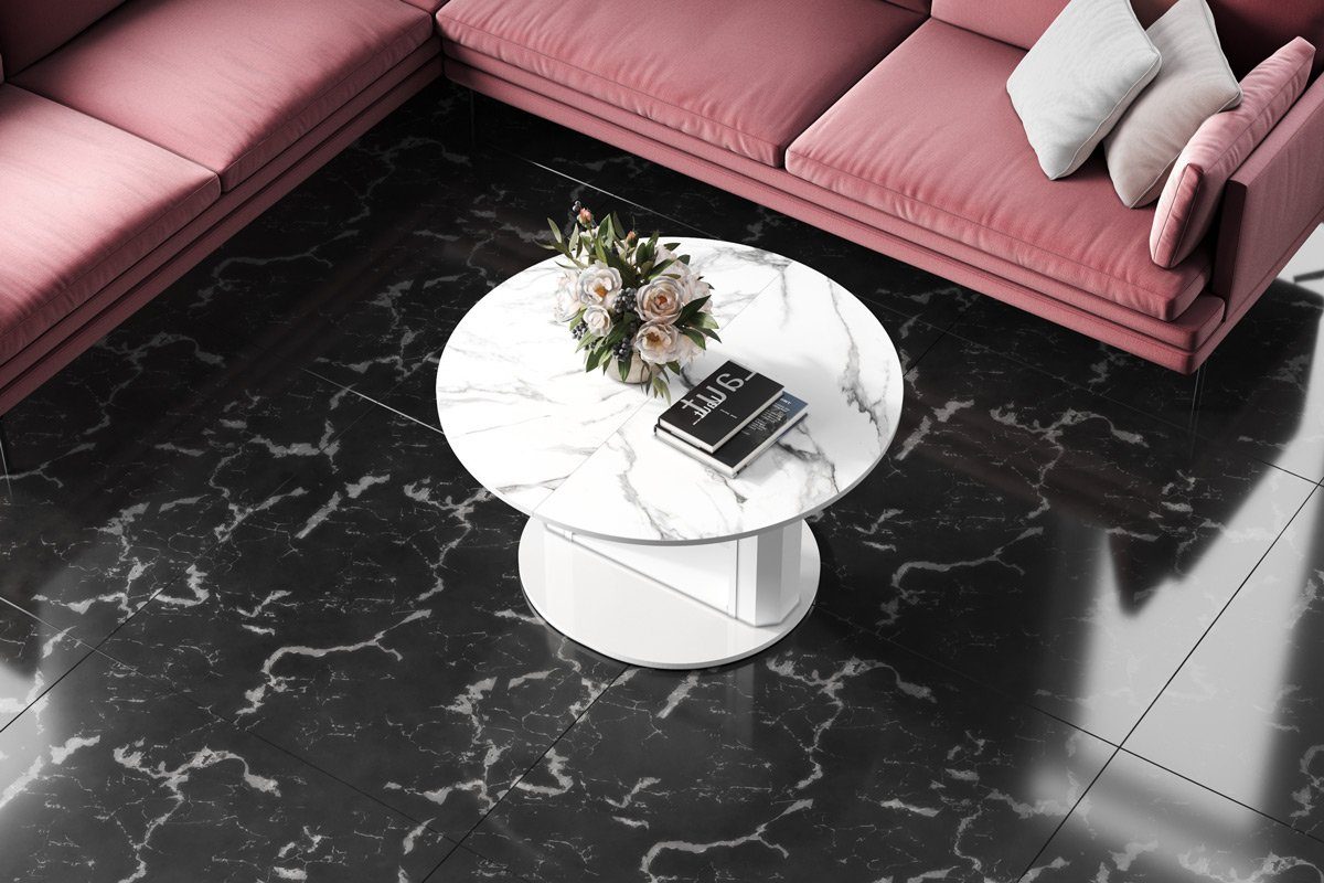 designimpex Couchtisch Design HEM-111 Hochglanz ausziehbar günstig online kaufen