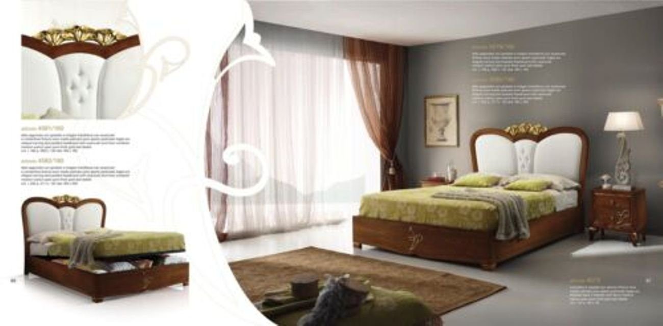 Doppel Betten JVmoebel Bettrahmen Luxus Modern Bett, Schlafzimmer Bett Holz