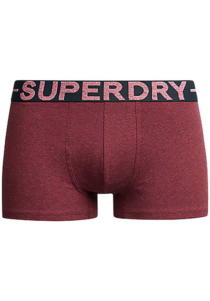 gr Trunk red Superdry TRIPLE (Packung, PACK 3-St) TRUNK m/red