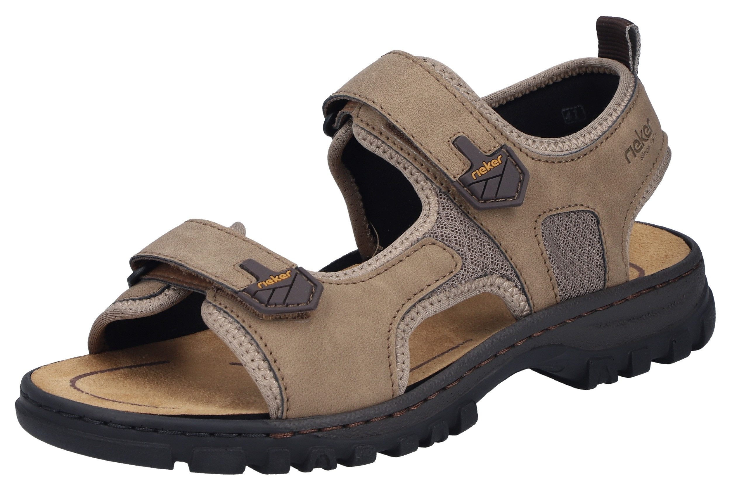 Rieker Sandale Trekkingsandale, Outdoorsandale, Sommerschuh mit Klettriemchen