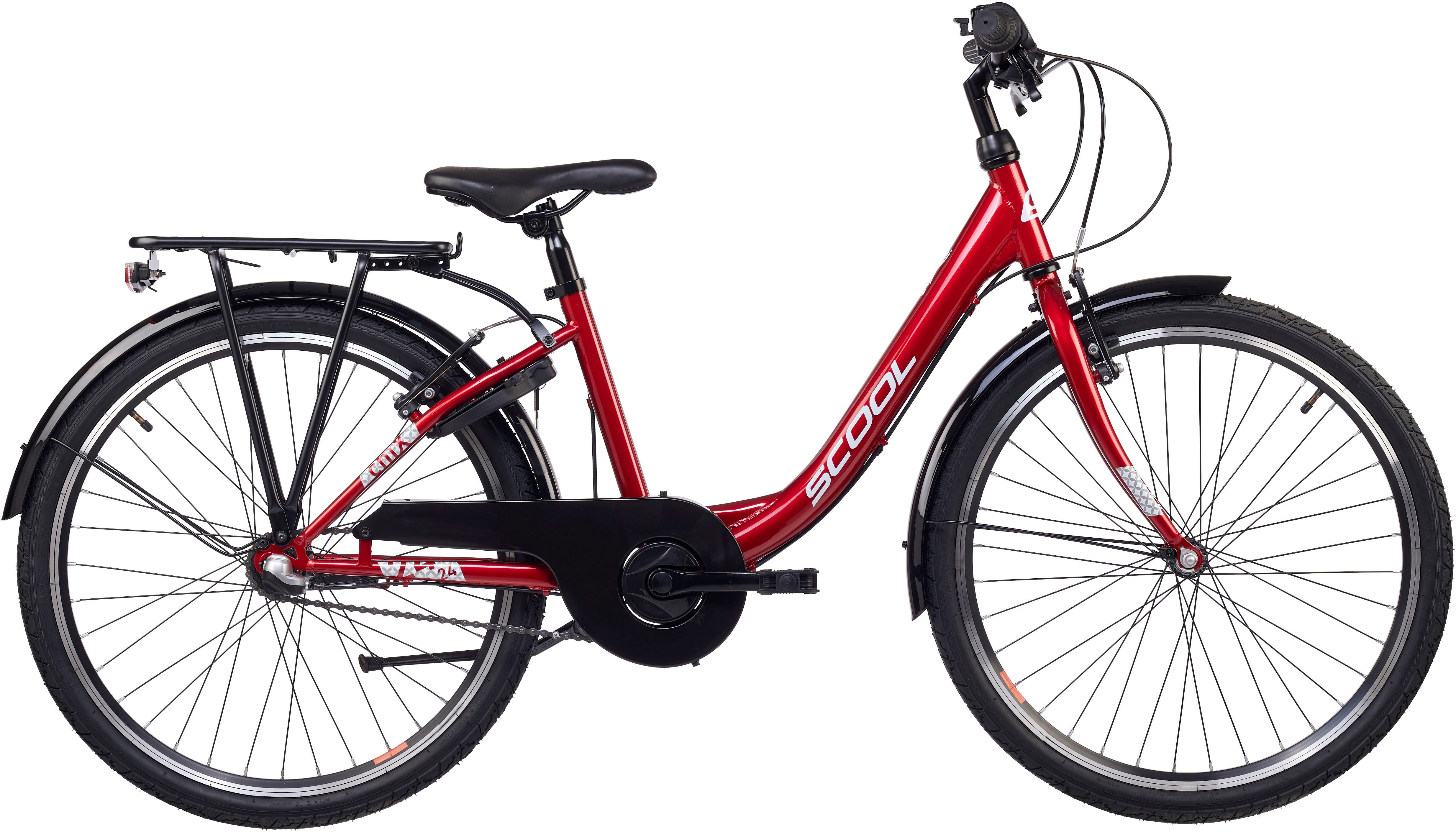 S’COOL Kinderfahrrad S'COOL chiX, 3 Gang Shimano, Nabenschaltung