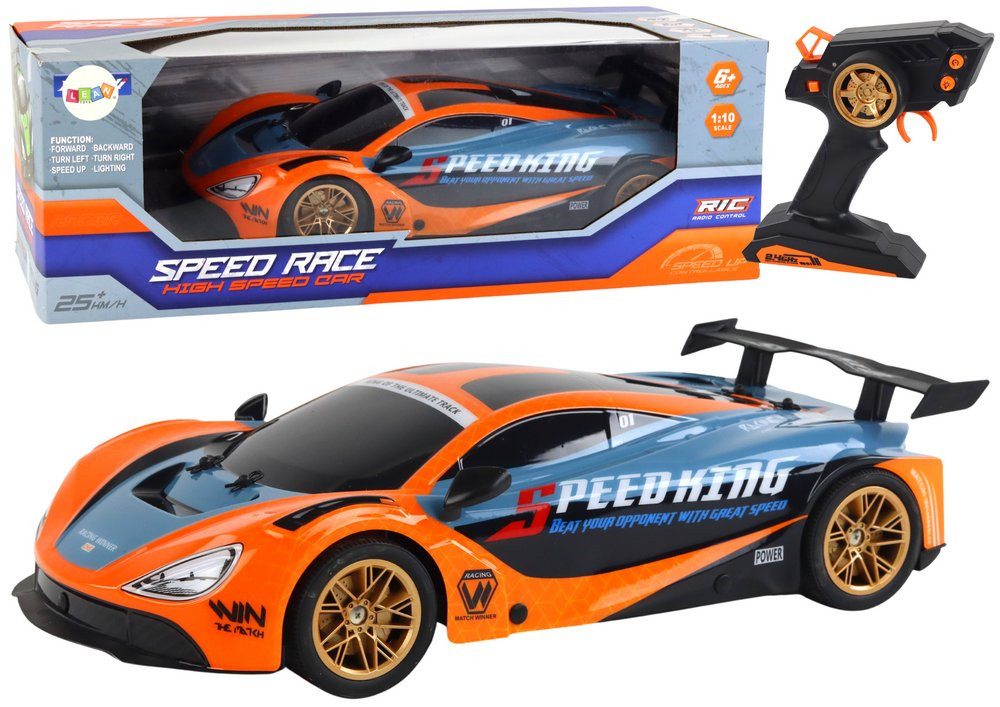 Wisam RC-Auto Großer ferngesteuerter Sportwagen 1:10 Orange