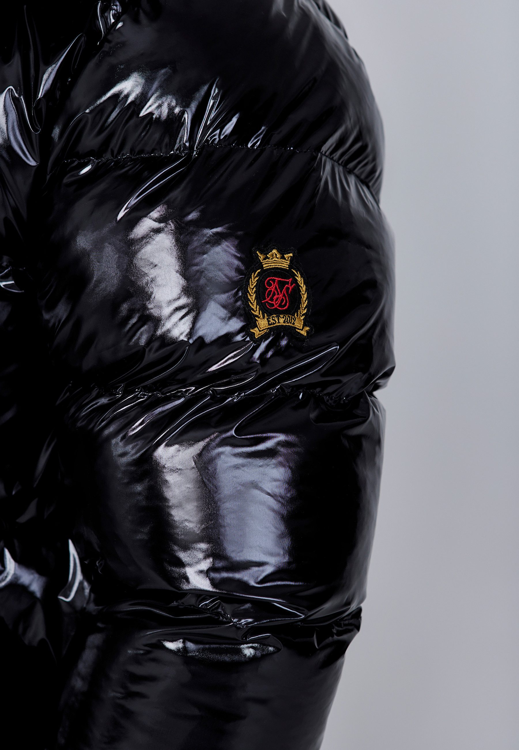 Siksilk Outdoorjacke SikSilk Herren Hochglanz Outdoorjacke günstig online kaufen