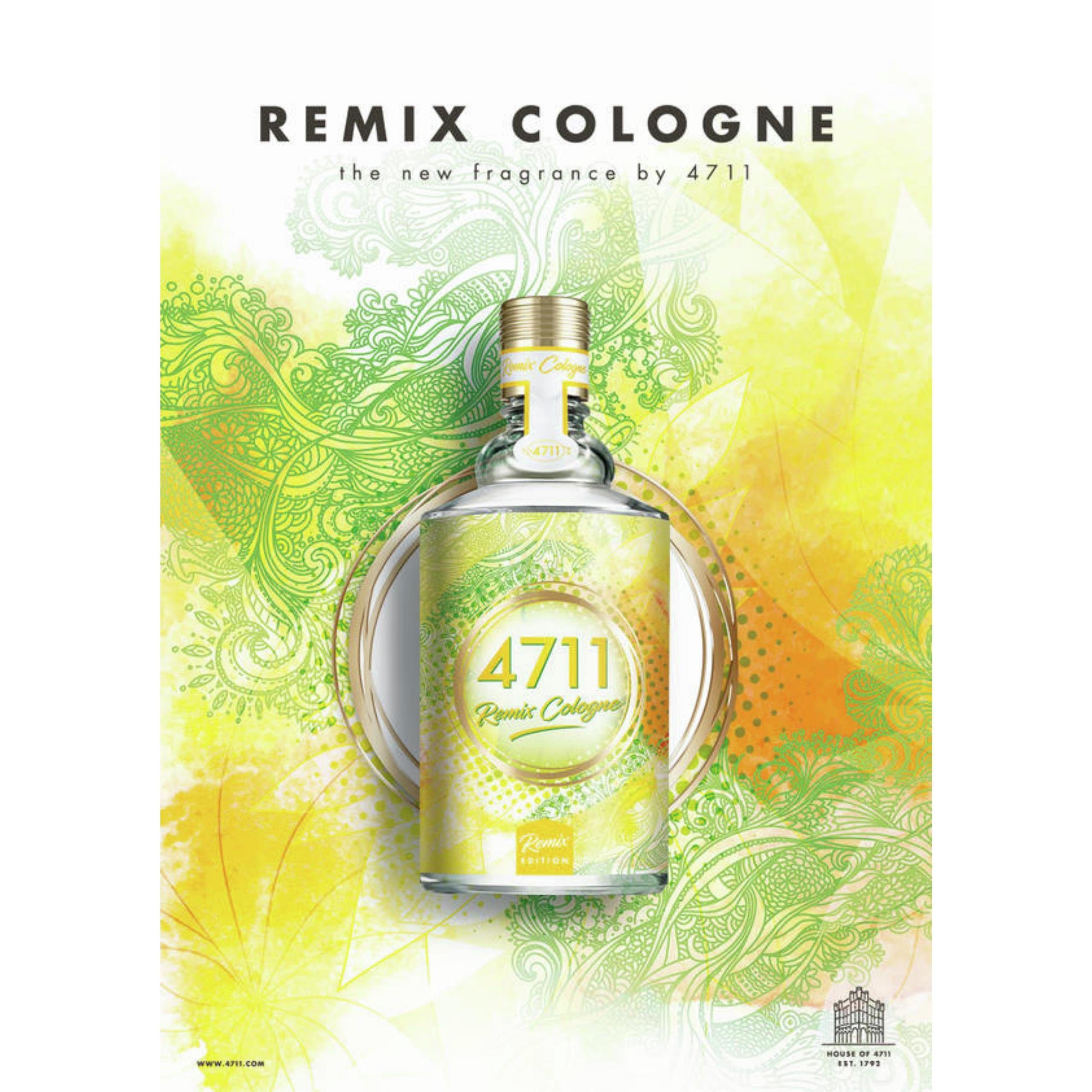 4711 Duft-Set Remix 100 & Zitrone (EDC Set Tücherbox) Duo