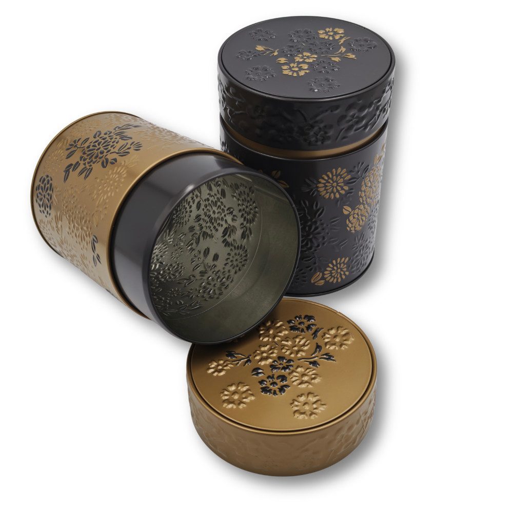 MediMuc Teedose Dose Yumiko, (Dosen, 3er Set), Teedose, Gewürzdose, Motivdose, Dosen Set