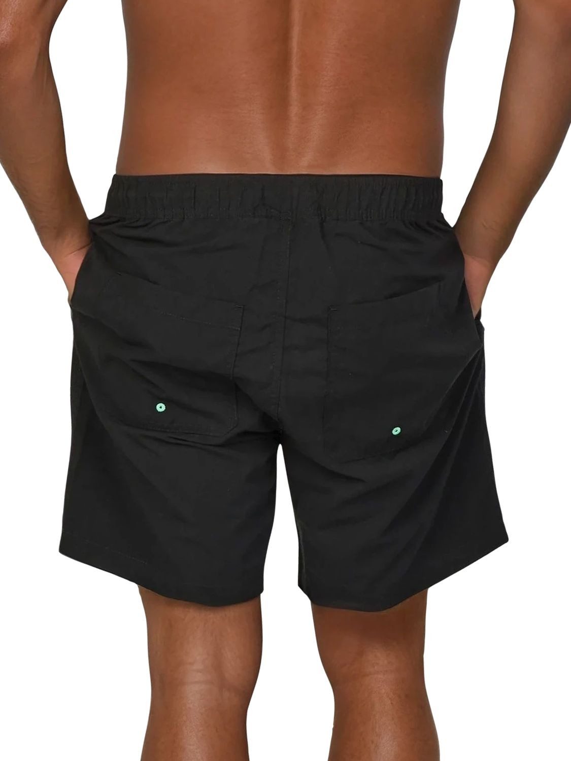 riverso Badeshorts Herren Badehose RIVDavid Regular Fit (2-St) Sportshorts mit Kordelzug – Bild 3 von 5