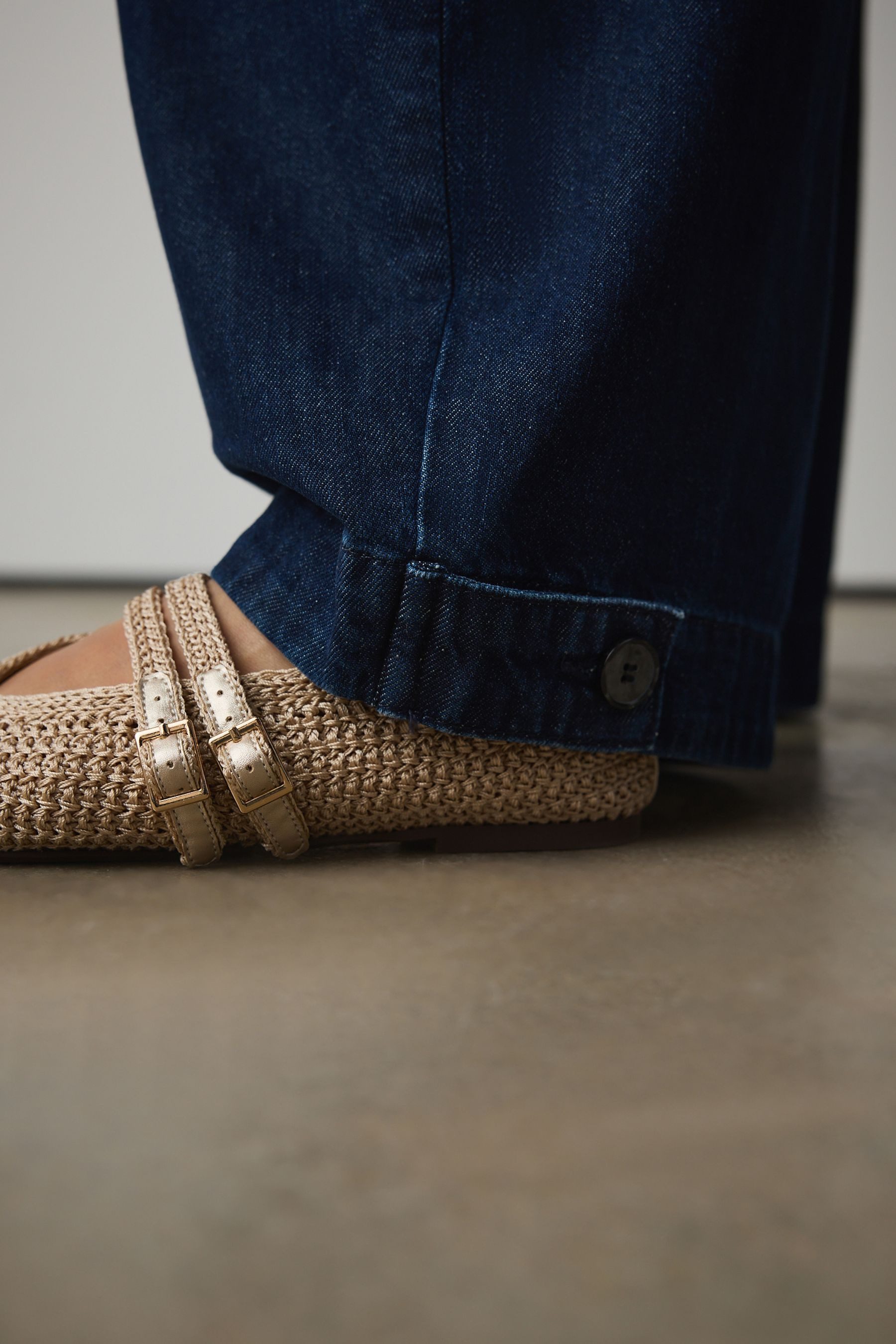 Next Cargojeans Cargo-Jeans mit Ballonschnitt (1-tlg)