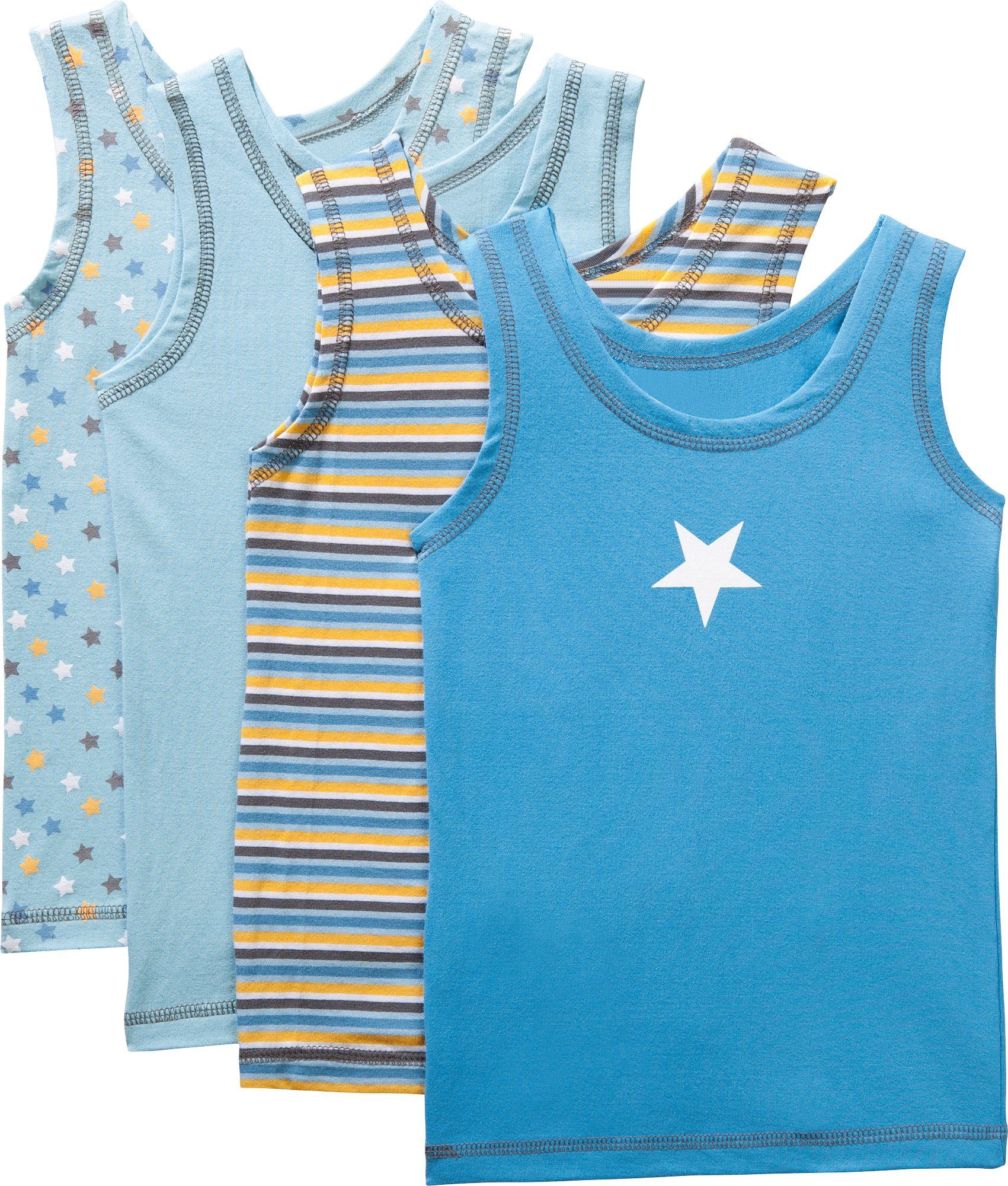 Unterhemd Jungen-Unterhemd 4er-Pack