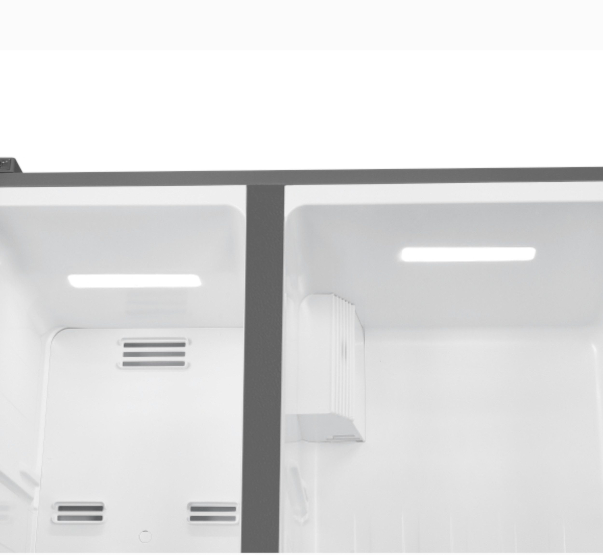 PKM Side-by-Side SBS444 SBS444DIXWD, 177 cm hoch, 91 cm breit, Energieeffizienzklasse D, NoFrost, 4 Sterne Gefrierfach, Inox Design