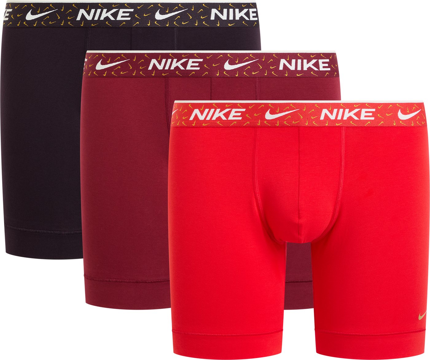 Nike Underwear Boxer BOXER BRIEF 3PK (Packung, 3-St., 3er) mit Logo-Elastikbund