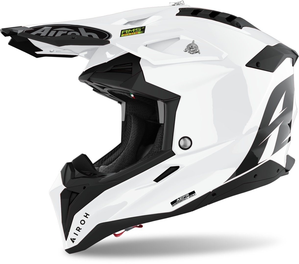 Airoh Motocrosshelm Aviator 3 Color Motocross Helm, Notfallsystem-Polsterung (EQRS)