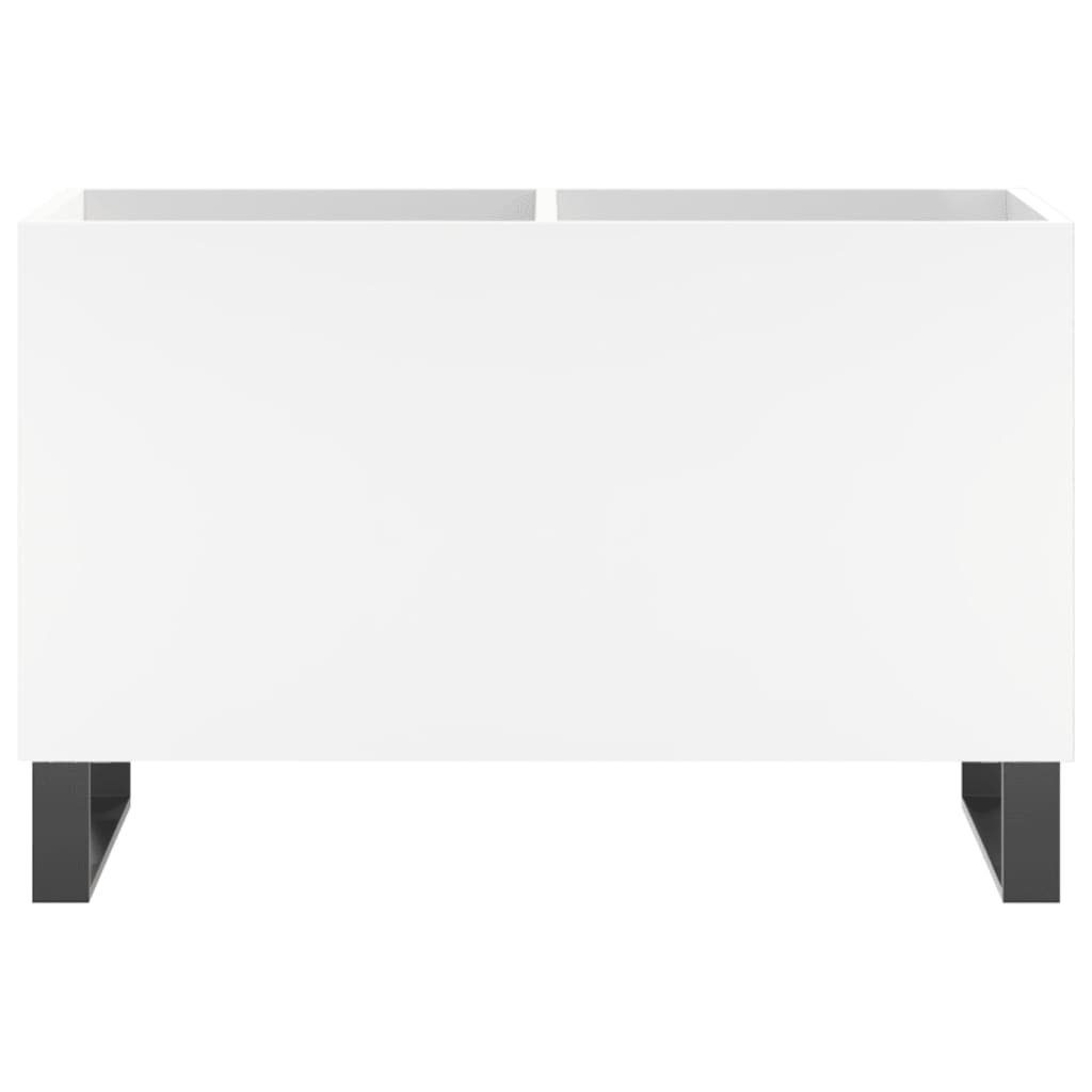 1-tlg. cm Holzwerkstoff, vidaXL Media-Regal Weiß 74,5x38x48 Plattenschrank