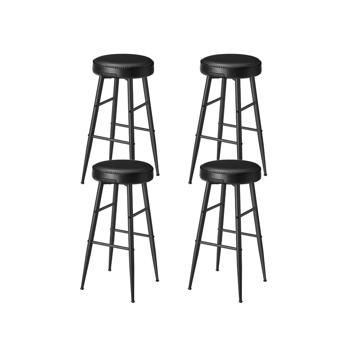 VASAGLE Barhocker (4 St), Kunstleder, 120kg belastbar, zwei Höhen günstig online kaufen