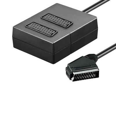 Vivanco Audio- & Video-Kabel, SCART Kabel, SCART Kabel, Zweifachvertiler