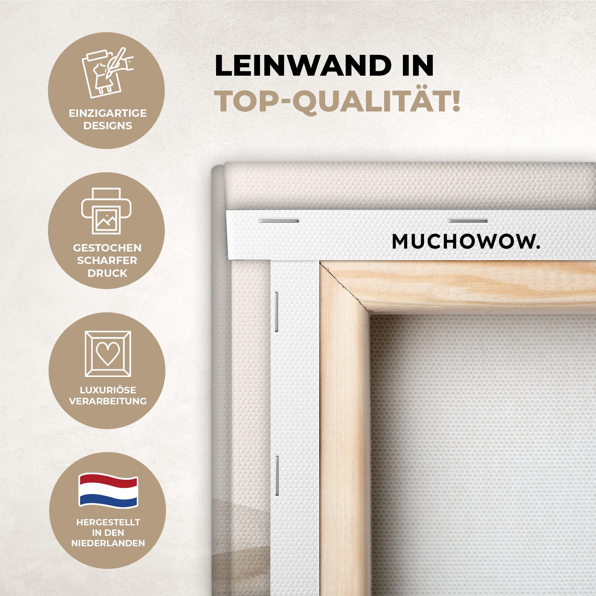 OneMillionCanvasses® Leinwandbild Wilde Tiere - Safari günstig online kaufen
