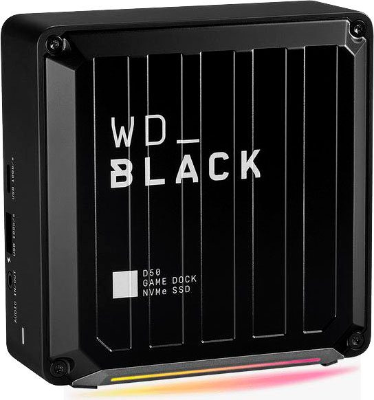 WD_Black Game Dock Gaming-SSD (1 TB) 3000 MB/S Lesegeschwindigkeit 2500 MB/S Schreibgeschwindigkeit
