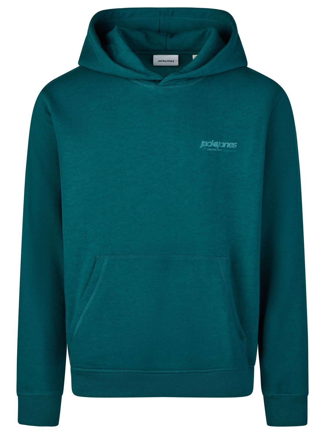 Jack & Jones Kapuzenpullover Herren Hoodie JWHINTERLUDE Relaxed Fit Longsleeve Sweatshirt mit Kängurutasche